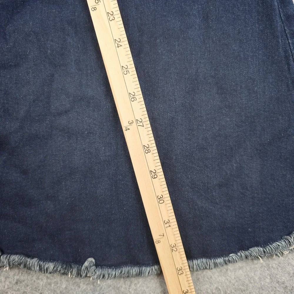 Rock & Roll Denim High Rise Bell Bottom Jeans Women's 28x32 Blue Dark Wash